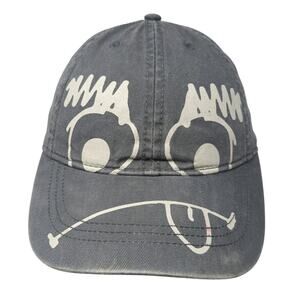 Place Est. 1989 Strapback Baseball Cap Gray XL Adjustable Vented Holes 6 Panel